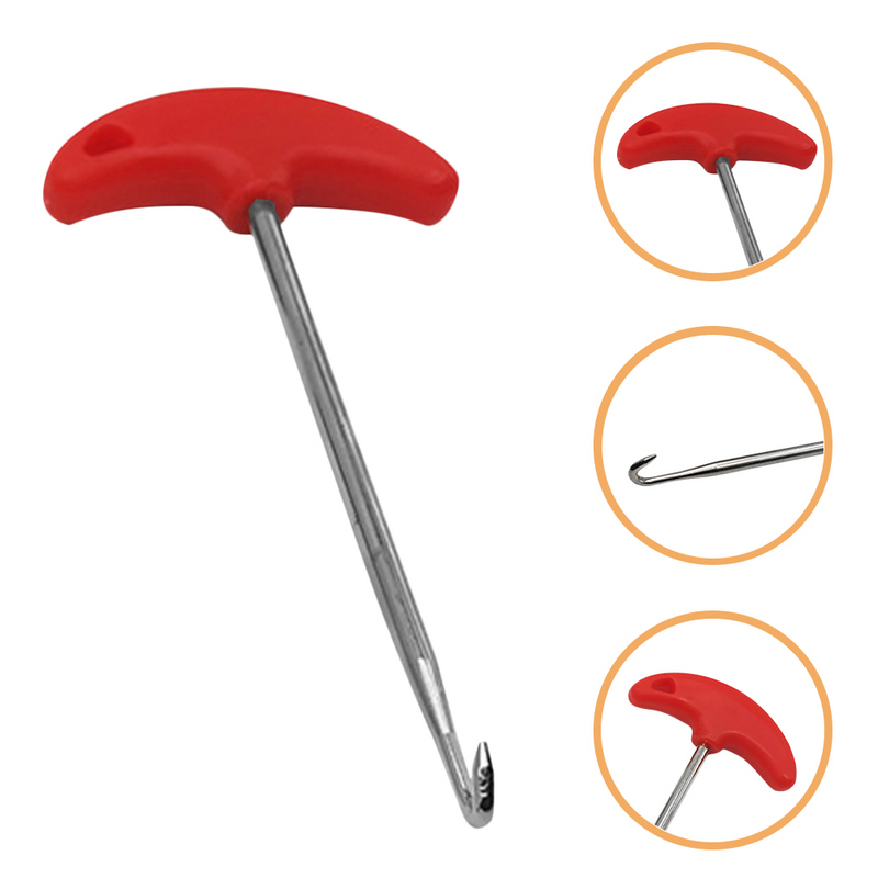 Shoelace Tightener Skates Professional Pullers Hooks Supplies Red Metal Portable