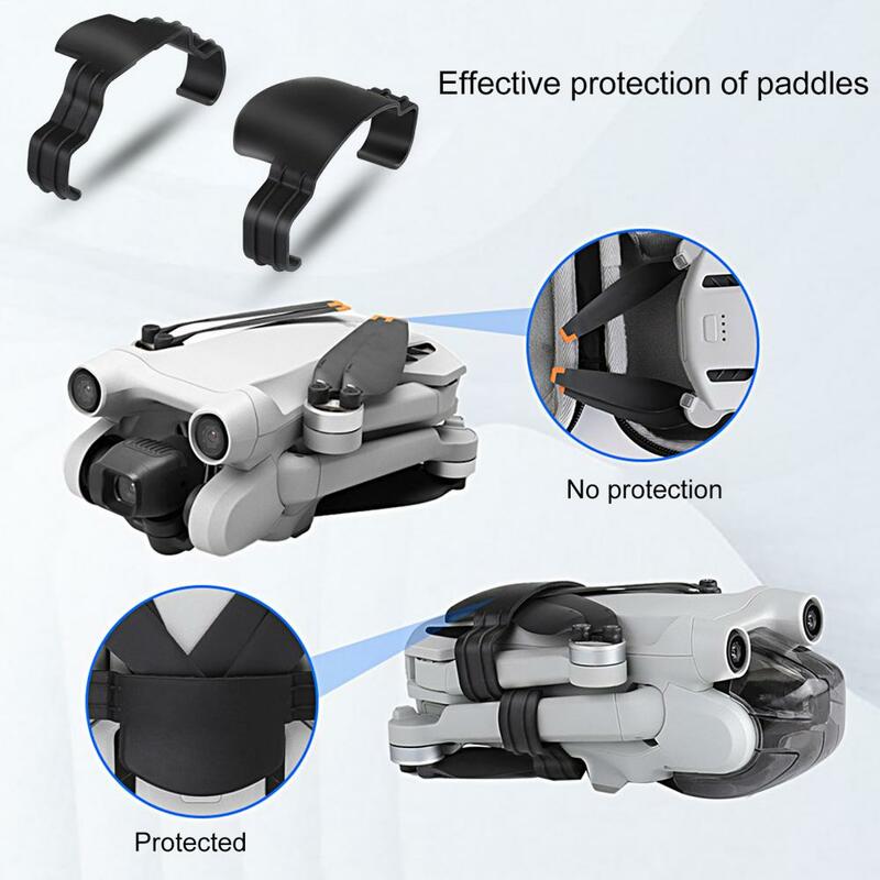Стабилизаторы пропеллера для дрона, 1 комплект, практичные быстросъемные пластиковые стабилизаторы ремешка для дрона