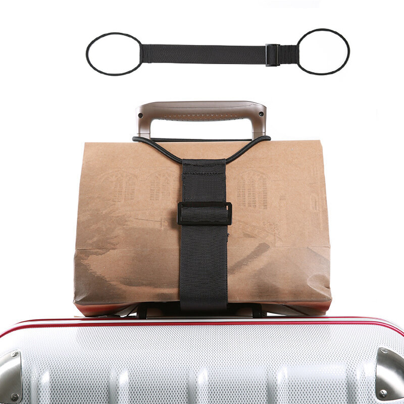Correa elástica ajustable para equipaje, cinturón de seguridad para viaje
