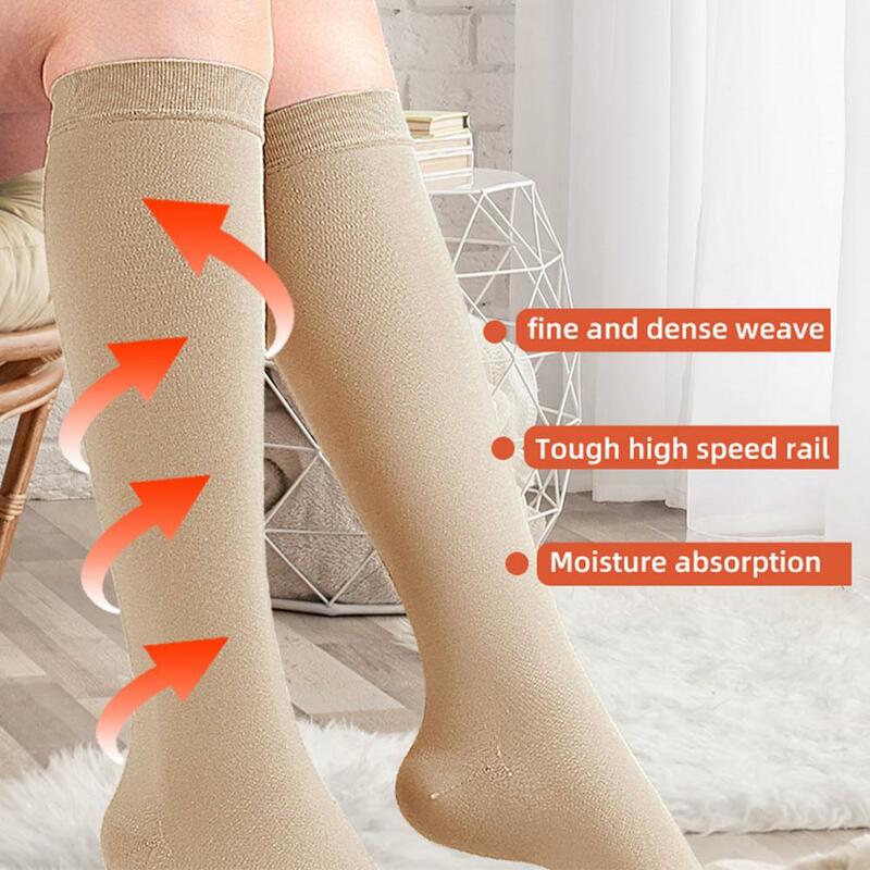 Calzini a pressione secondaria calzini al polpaccio supporto per modellare lo sport calzini per le gambe delle donne di moda al ginocchio Sox nuovi calzini aperti con punta 2023 K0X5