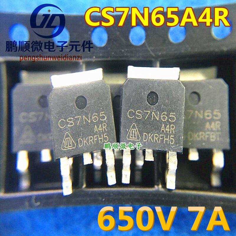20pcs original novo CS7N65A4R 7N65 TO-252 650V 7A N-canal MOS tubo CS7N65