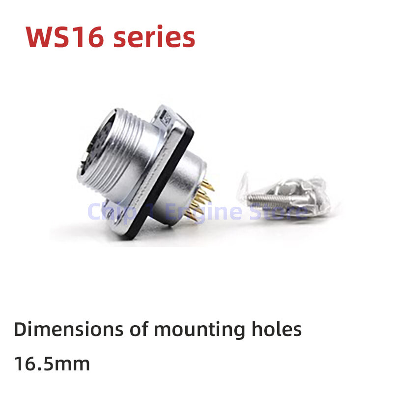 Untuk Konektor WEIPU WS16 sampul pelindung WS16 seri Z 2 3 4 5 7 9 10 pin konektor penerbangan industri WS16