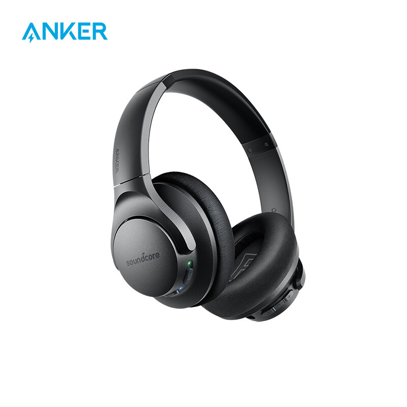 Anker Soundcore Life Q20 cuffie ibride con cancellazione attiva del rumore, cuffie Bluetooth Over-Ear Wireless