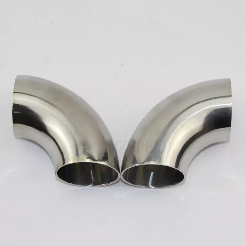 OD 16/19/22/25/28/32/34/38/45/51/57/63/76/89/102 mm 304 Stainless Steel Elbow Sanitary Welding 90 Degree Pipe Fittings