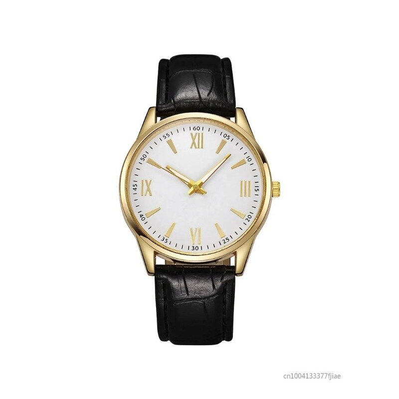 Relógio minimalista luxuoso para homens, pulseira de couro ultrafina, relógios de pulso casuais, relógios quartzo