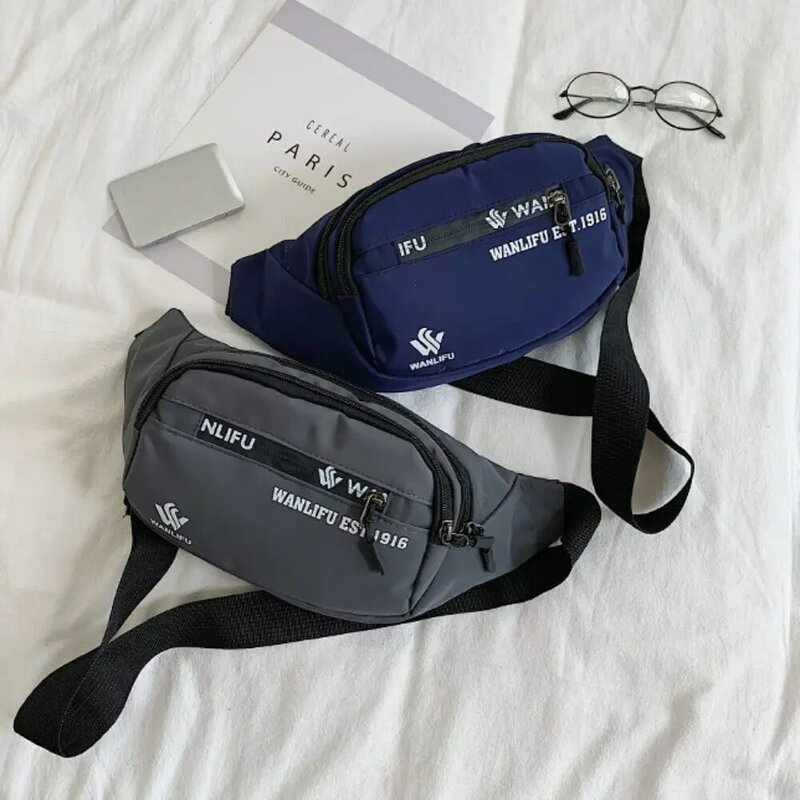 Спортивная уличная нагрудная сумка с принтом, Повседневные Легкие вместительные сумки через плечо, многофункциональная сумка для мобильного телефона нового дизайна