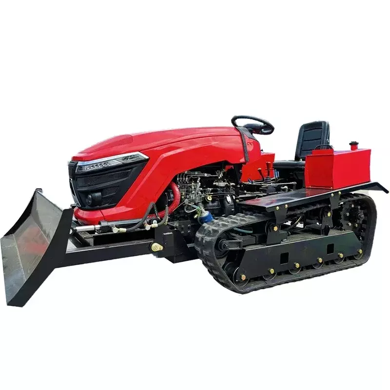 Landwirtschaft liche Geräte Grubber Dieselmotor 25 PS 35 PS 45 PS kleine Allrad-Sitzantrieb Raupen traktor Rotations fräse