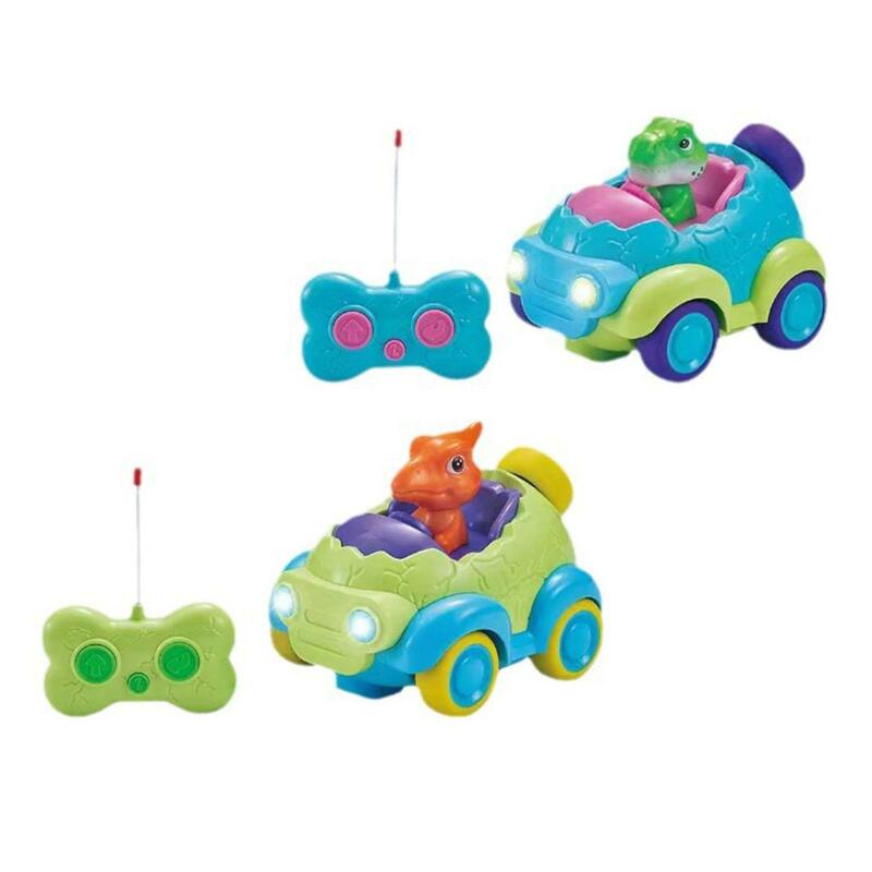 Simulado dinossauro rc carro brinquedos para crianças, meninos, meninas, crianças, desenhos animados