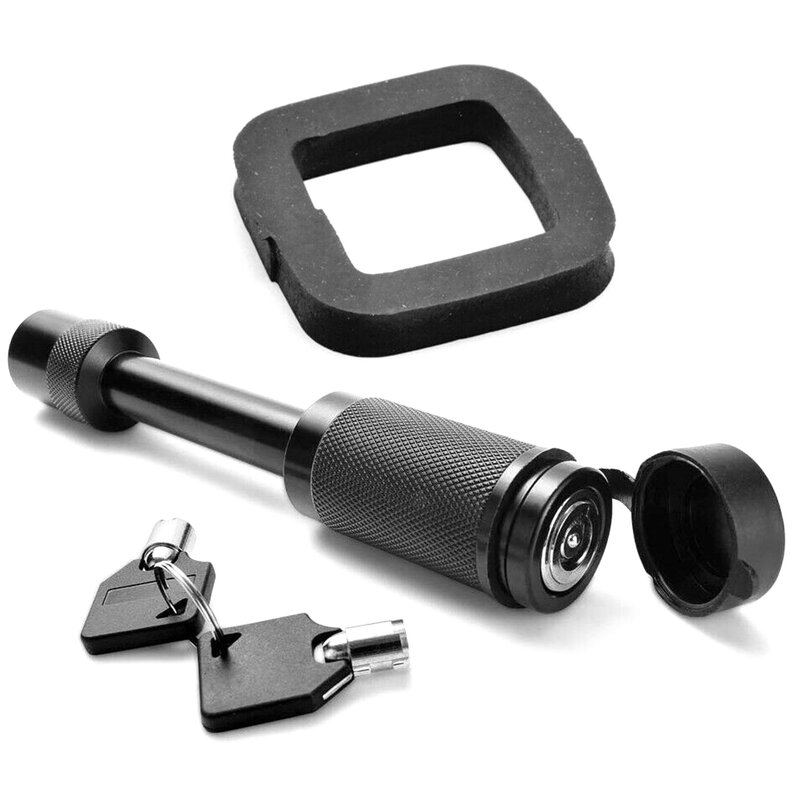5/8 Inch Extra Heavy Duty Trailer Hitch Locking Pin Set Keys,with 2 Inch Trailer Pad for Class III,IV,V