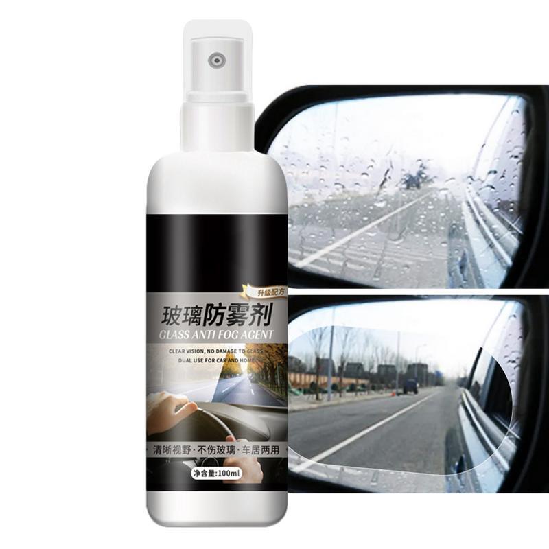 Anti Fog Spray para Auto Window Glass, Anti Fog Coating Agent, Desembaçador de Longa Duração, Remover sujeira graxa, 100ml