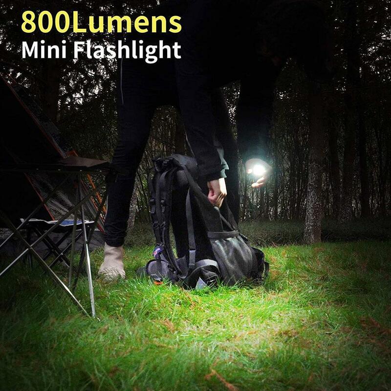 Torcia portatile lanterna COB magnete multifunzionale adsorbimento luce da lavoro campeggio alpinismo LED luce apribottiglie gancio