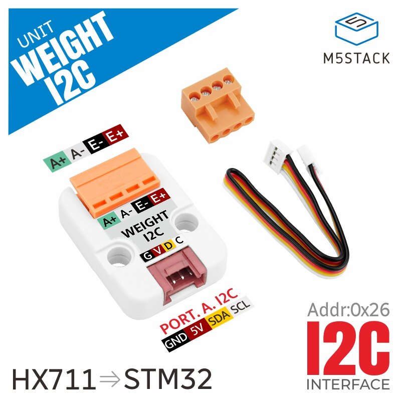 M5stack Officieel Gewicht I2c Eenheid (Hx711)