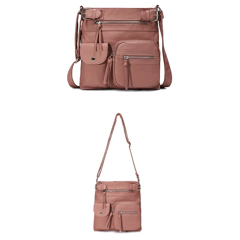 ASDS-модная женская сумка-мессенджер из искусственной кожи, многофункциональная вместительная Повседневная сумка через плечо, школьная сумка для покупок