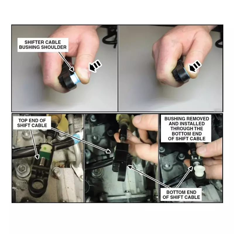 Automatyczny przekładnia ręczna dźwignia zmiany biegów dźwignia zmiany biegów tulei zestaw naprawczy gumowa przelotka klipsy część zamienna rękawa