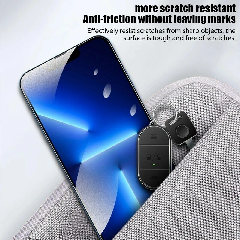 3Pcs Matte Tempered Glass for iPhone 14 12 11 13 Pro Max 7 8 Plus Frosted Screen Protectors for iPhone 15 13 12 Mini X XR XS MAX