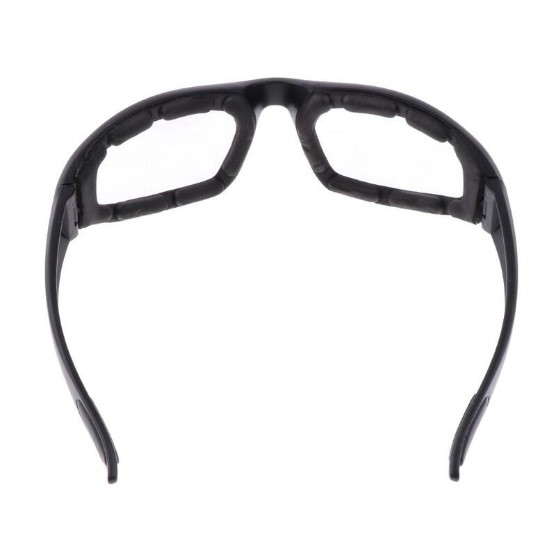 Lunettes de moto rembourrées, lunettes d'équitation, adaptées à tous les temps, 1 paire