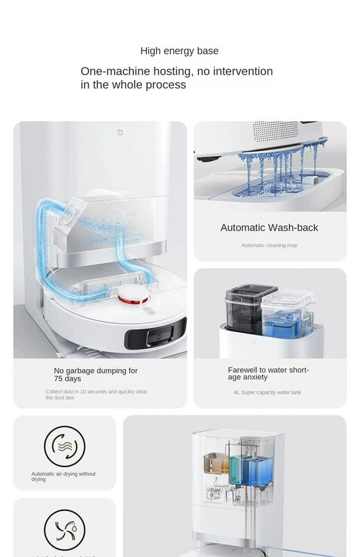 XIAOMI MIJIA omnipotent 2 sweeper sweep mop mop one robot intelligent household sweep mop suction three in one