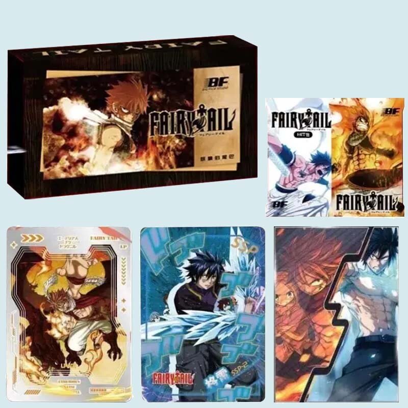 Anime japonês Fairy Tail Cards, Natsu Erza Scarlet, Coleção Rara, BF Trading Card, Brinquedos infantis, Hobbies Gift, SSP, PR