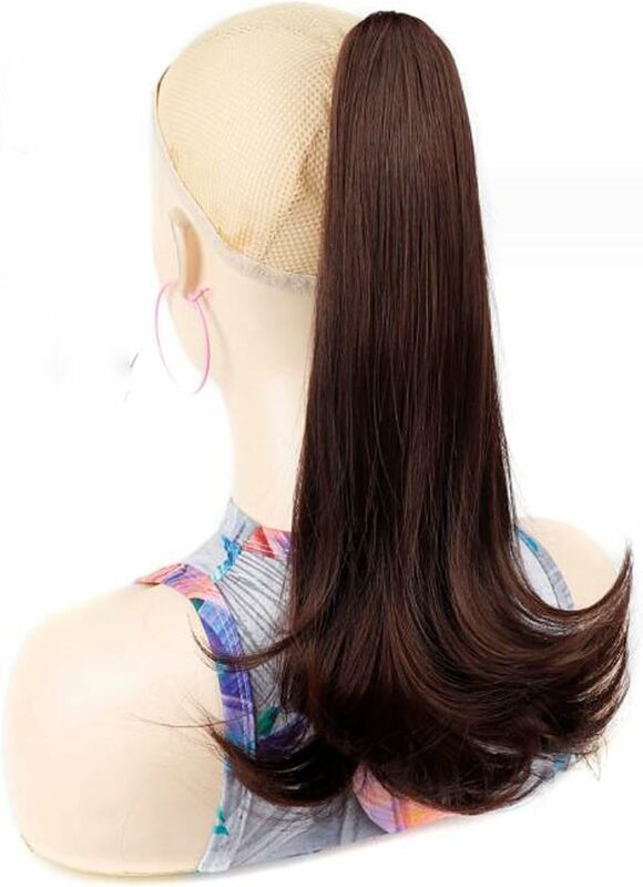 Pince à griffes sur les extensions de cheveux de queue de cheval pour femmes et filles, pince à cheveux bouclée et ondulée, extension de queue de cheval, postiches de cheveux