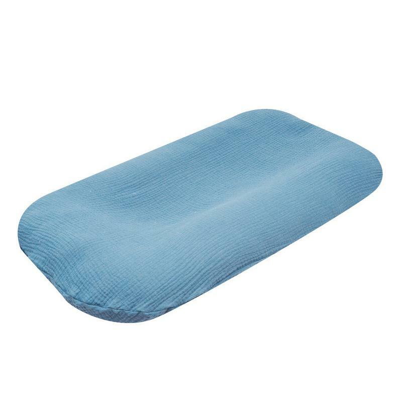Funda de algodón orgánico para tumbona de recién nacido, sábanas de Color sólido, almohadilla de almohada, asiento de suelo para niños pequeños