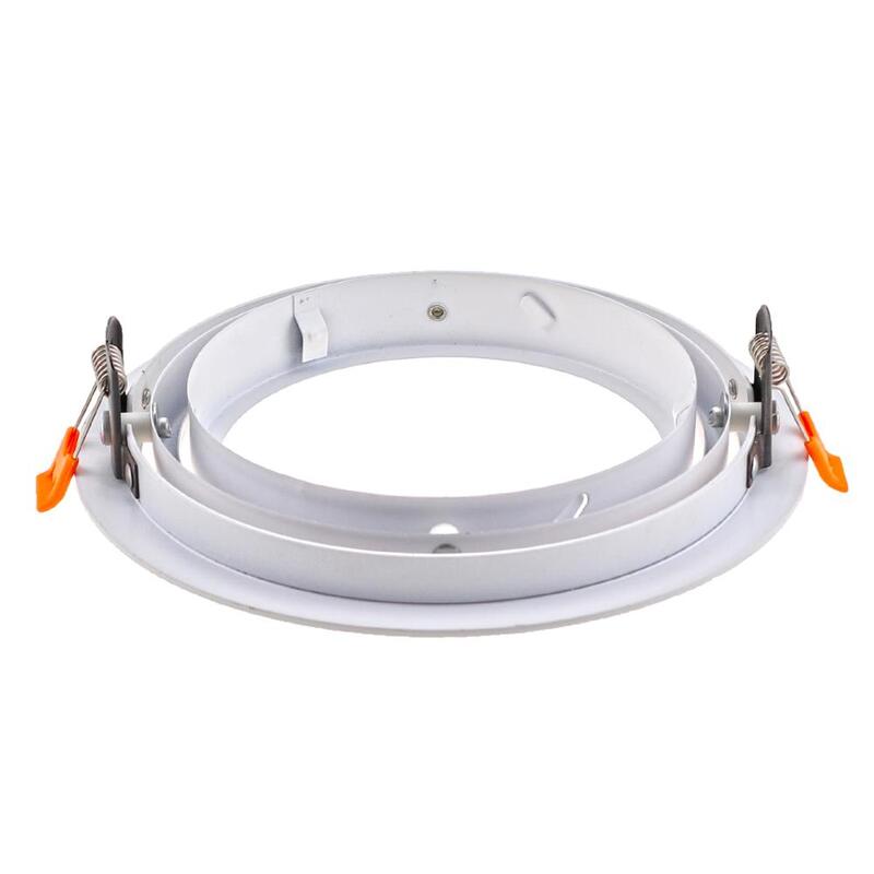 Lampy sufitowe ramka uchwyt oprawa wpuszczana AR111 oprawa 150mm gniazdo LED regulowany sufitowy lampa otworowa