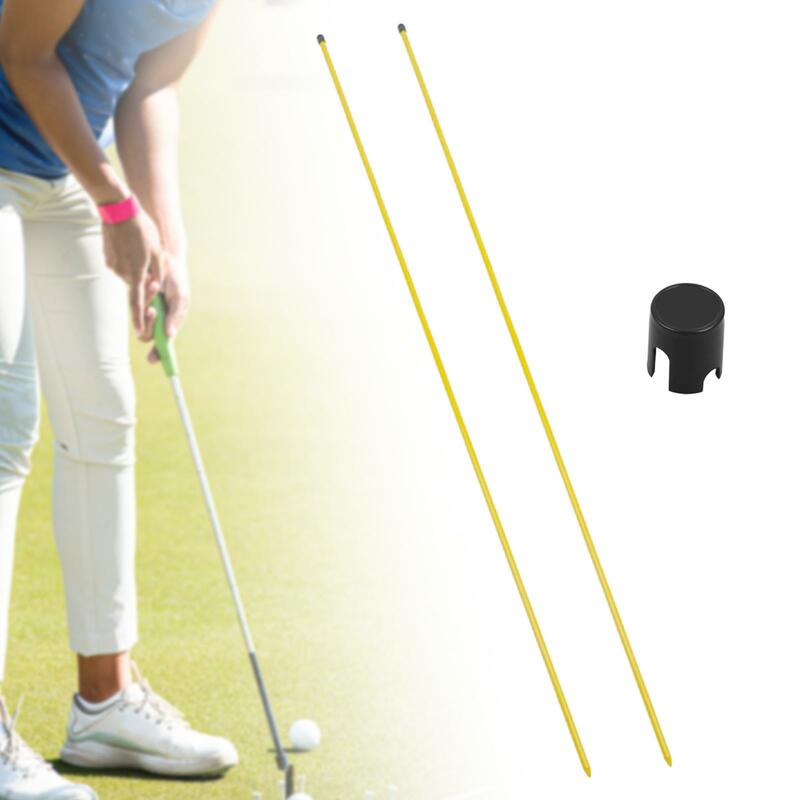 Golf Alignment Stick, Full Swing Trainer, Golf Alignment Rod, Putting Training, Equipment for Practice