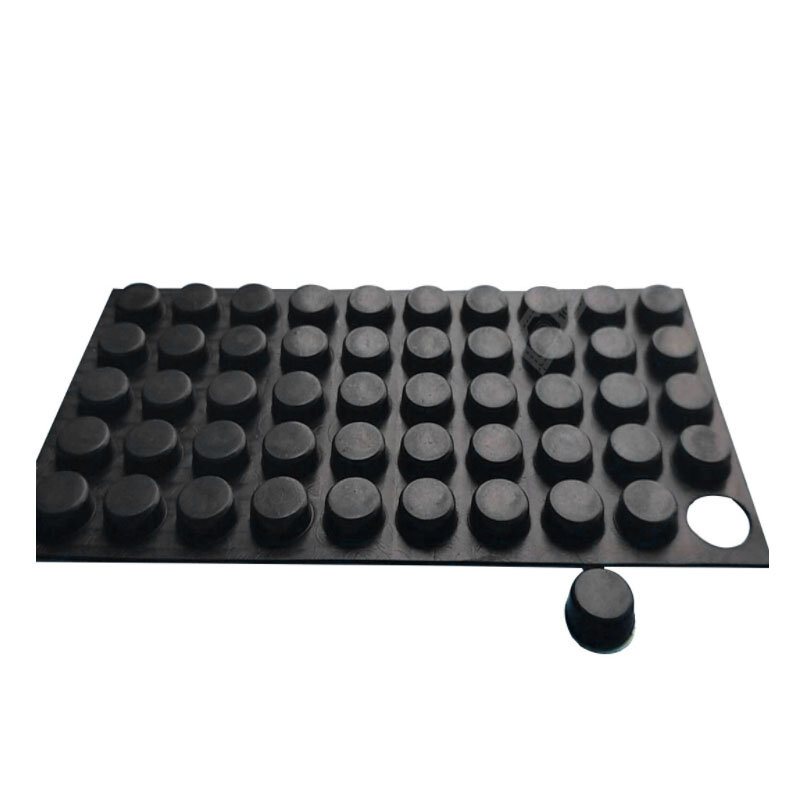 Rubber Feet Self-adhesive Furniture Pads Protectors Shock Absorber Feet Pad Vibration Absorption Rubber Anti-shock Round/Square