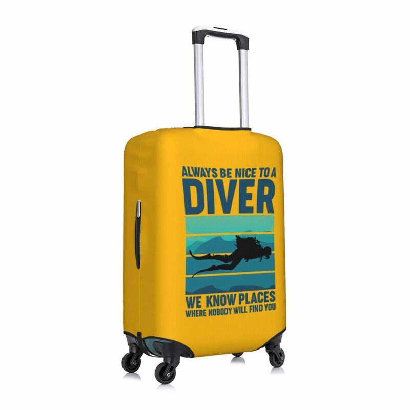 กระเป๋าเดินทางดำน้ำแบบซักได้สำหรับ18-32นิ้วผ้าคลุมกระเป๋าเดินทาง