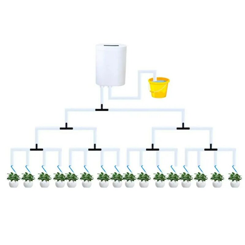 1/2 buah sistem penyiraman katup air pintar pengendali taman air otomatis pengatur waktu irigasi kontrol irigasi perlengkapan Taman