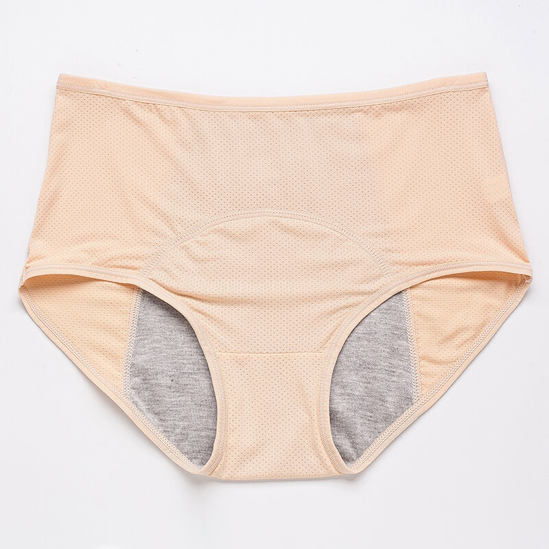 Postpartum Plus Size Panties Classic Leakproof Women Menstrual  Breathable Fast Absorbent High Waist Female Period Underwear