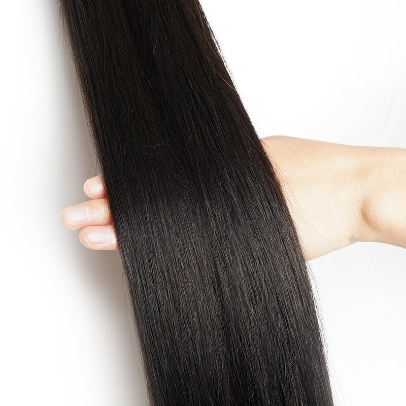 32-calowe wiązki ludzkich włosów przedłużenie włosy brazylijskie Remy kości proste do pasa-długie doczepiane włosy 1/3/4 sztuk 28 30 32 cale