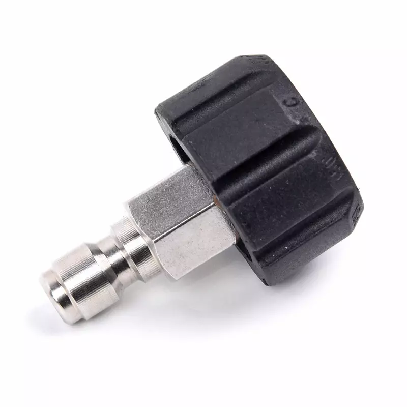 Jet Pressure Washer Connector M22/14 To 1/4 Inch Quick Release Male Pipe Nozzle Accessories Replacement Repair
