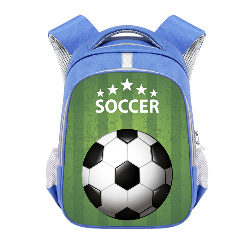 Cool Footbally / Soccer Backpack for Kids Kindergarten Bag Children School Bags Boys School Backpacks Student Bookbag