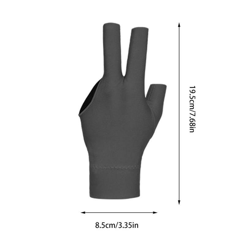 Детские тренировочные перчатки для бильярда с тремя пальцами