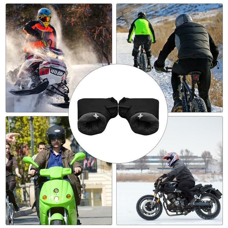 Tampa do guidão da motocicleta do verão, 3D Oxford Waterproof Sun Protection, Bar Gloves