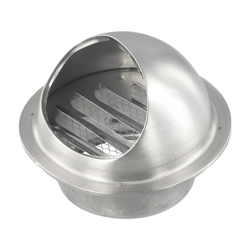 Durable Stainless Steel Exterior Vent Cap Round Heating Cooling Outlet Grille for Commercial Use (82 characters)