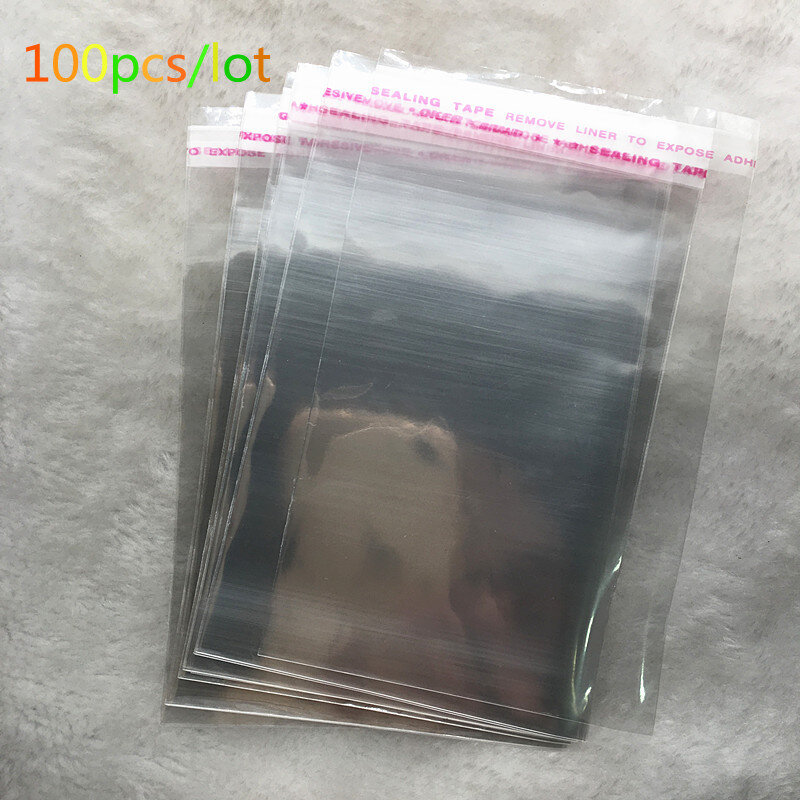 Wholesale 4x6-14x14cm Various Models Resealable Poly Bag Transparent Opp Plastic Bags Self Adhesive Seal Jewellery Making Bag..