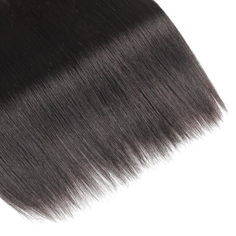 Bahw 12a malaysischen Knochen glattes Haar Bündel natürliche Farbe jungfräuliche Haar verlängerungen 100% menschliches Haar weben Bündel Großhandels preis