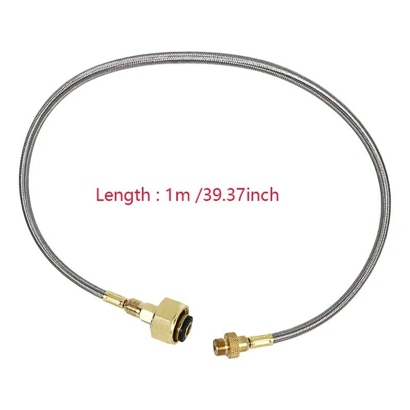 Camping Gas Stove Propane Refill Adapter Gas Tank Connection Line Outdoor Burner Adapter LPG Cylinder Hose Connector
