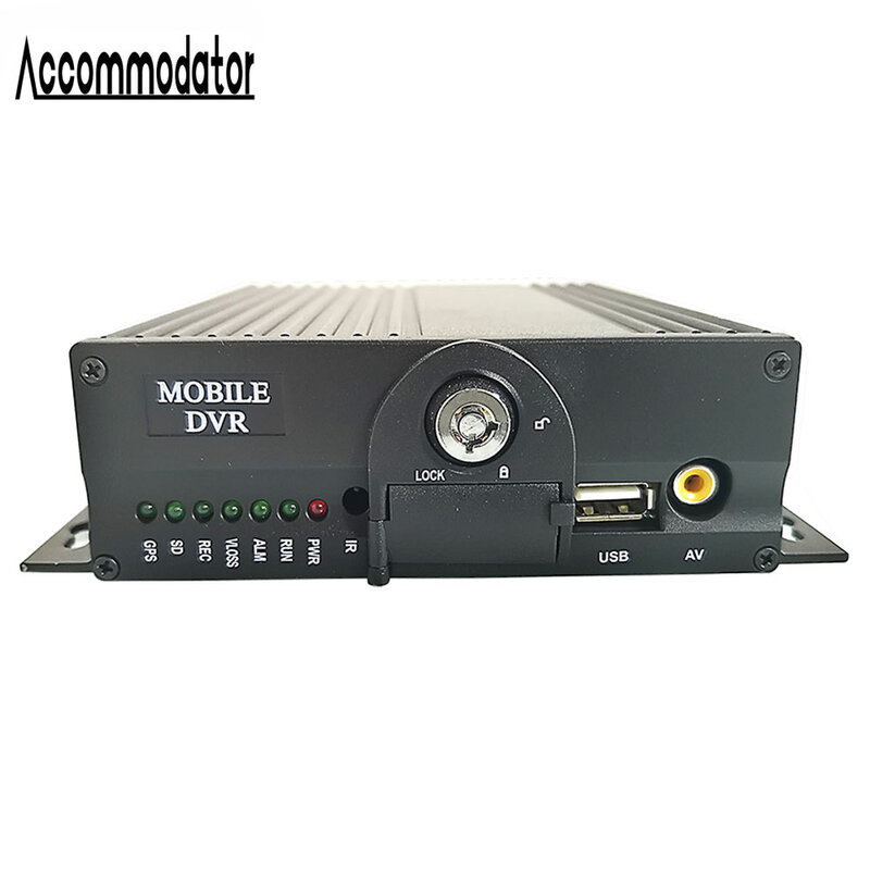 DVR móvil para monitoreo de camiones, 4 canales, 4G, GPS, WIFI, tarjeta SD Dual, MDVR