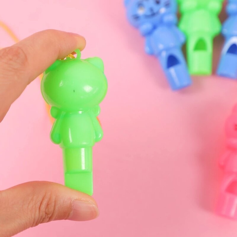 Младенческая игрушка со свистком, игрушка разных цветов, свисток с изображением животного, развивающий музыкальный инструмент,