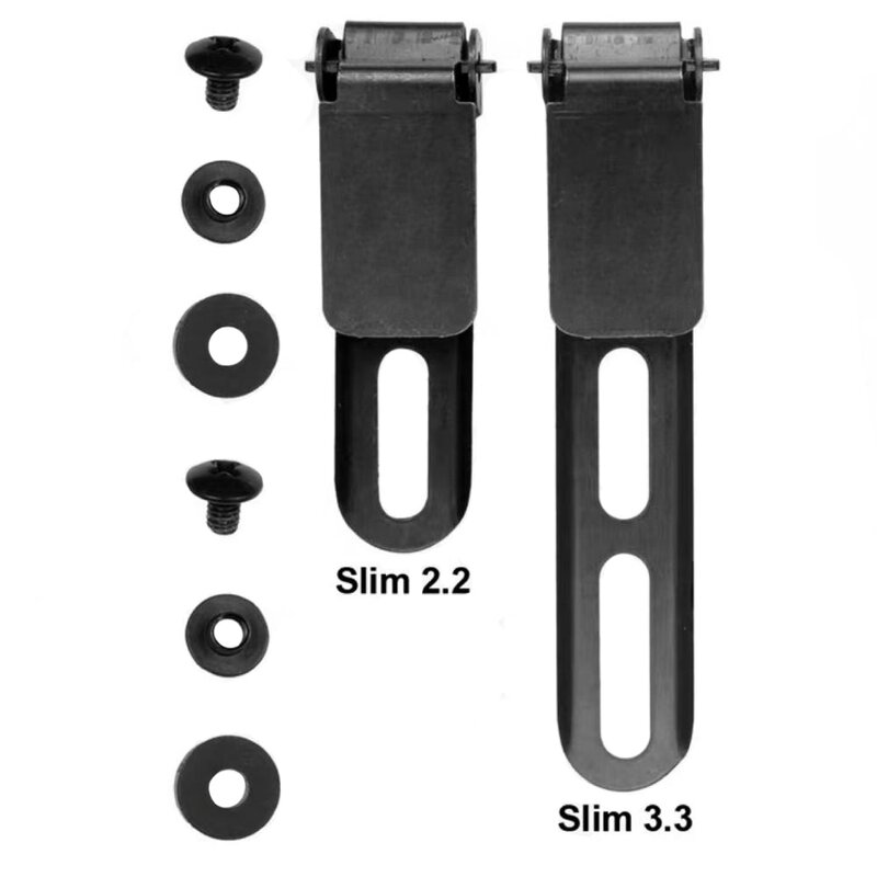 Clip de bolsillo de sujeción inoxidable para la cintura, accesorio Universal táctico, 1 piezas