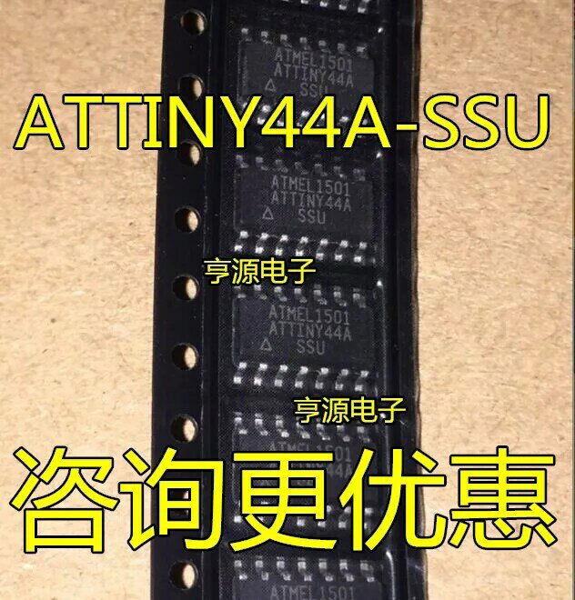 マイクロマイクロコントローラ,5個,オリジナル,新モデルTiny44a ATTINY44A-SSU