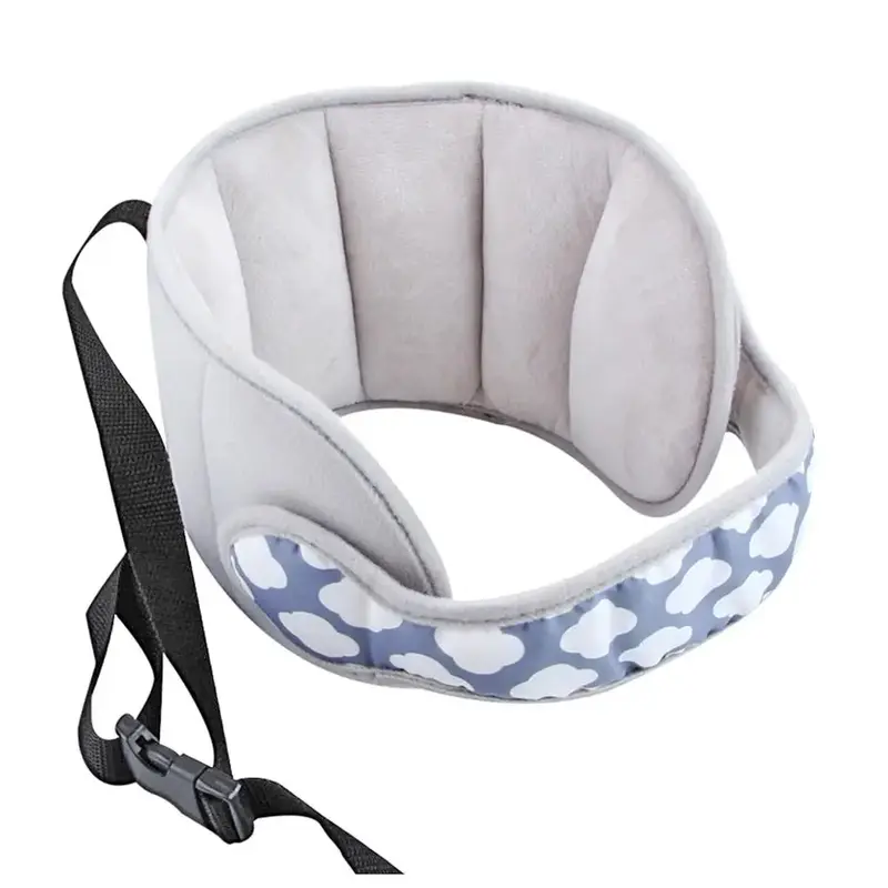 조정 가능한 아기 머리 고정 수면 베개, 어린이 좌석 머리 지지대, 목 안전 보호 패드, 머리 받침, 어린이 여행 베개