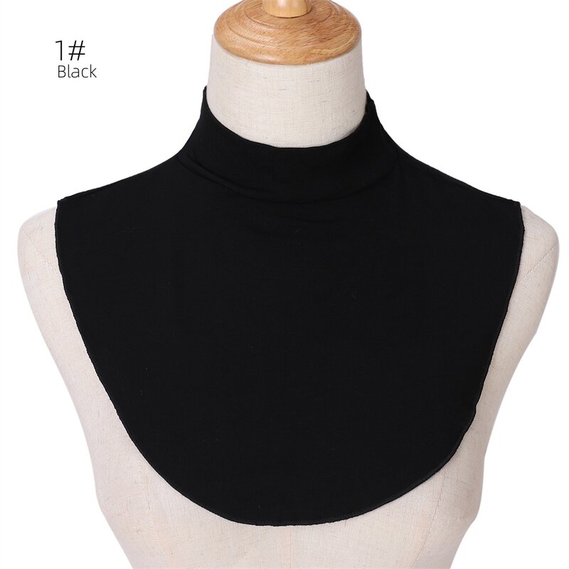 New Soft muslim women's neck cover modal jersey Full cover high neck turtle neck cover islamic clothing ladies clothes accessory