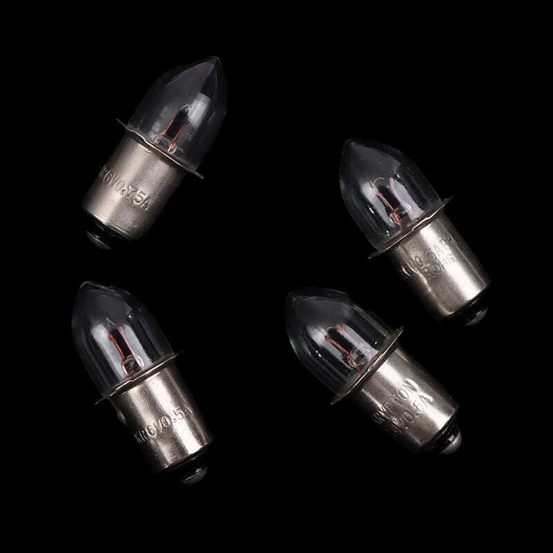 올드 스타일 기본 전구 손전등, 교체 전구 토치, 작업 램프, P13.5S, 2.4V, 3.6V, 4.8V, 6V, 7.2V, 0.4A, 0.5A, 0.75A, 1 개