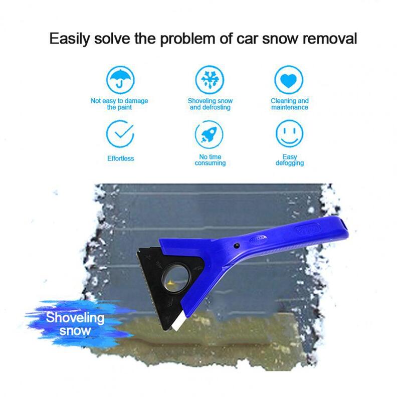 Pá de neve durável gelo barbear dentes diferentes funções carro inverno neve compensação ferramentas acessórios do carro