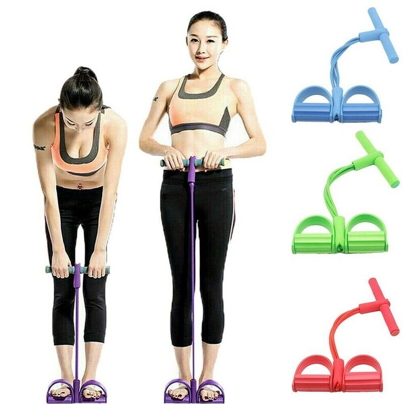 Multifunction Tension Rope Sit-ups Yoga Tensioner Exercise Pull Resistance Band Yoga Stretcher Exercise Pull Resistance Rope