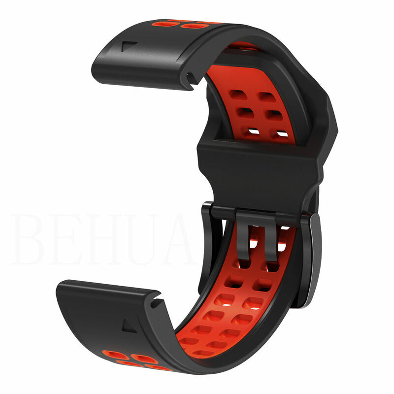 Siliconen Horlogeband Voor Garmin Fenix 7X 7 6X 6 Pro Fenix 5X 5 Plus Band Wriststrap Forerunner 945 Quick Release 22 26Mm Armband