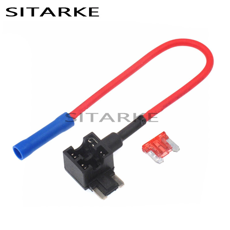 M/S/Mini ATM Auto Fuse Adapter Tap Dual Circuit Adapter Holder For Car Auto Truck With Blade Auto Fuse